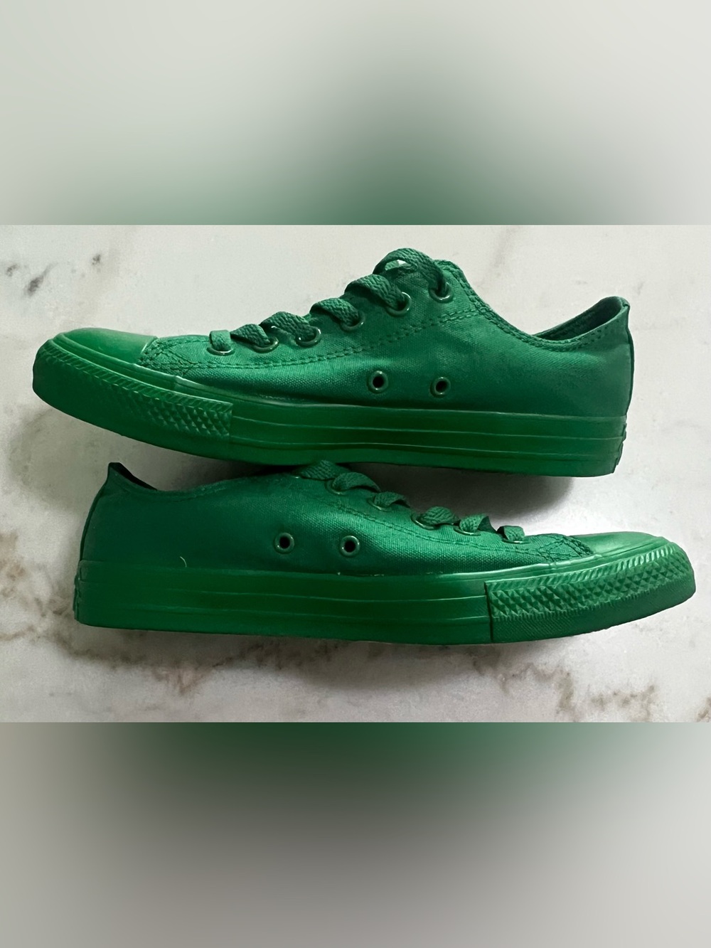 Converse Chuck Taylor Madison Sneakers Unisex Size Men 6.5 Women 8.5 Green EUC - Picture 3 of 7
